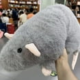 thumbnail image 5 of LGHDIWN Rat Stuffed Animal Plush Toy (7.8/11.8 inchs) - Soft & Cute Stuffed Animal Pillow, Adorable Rat Cuddle Pillow for Bed, Sofa, Room Decor, Cuddly Realistic Plushies for Birthday, 5 of 6