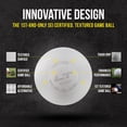 thumbnail image 3 of Pelotas de lacrosse PEARL LT texturizadas, paquete de 20 unidades, Guardian Innovations, 3 of 9