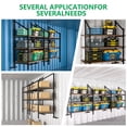 thumbnail image 7 of Heavy-Duty Shipping Container Shelving 4-Pack - Adjustable 3-Tier Steel Shelves, 800lb Load Rating per Bracket for Garage & Workshop Storage, 7 of 7