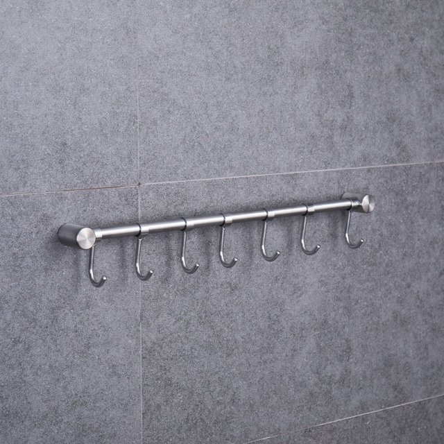 Gancho de acero inoxidable 304, gancho para ropa de baño, gancho perforado para colgar en la cocina, gancho para toallas de baño, gancho para fila de cocina