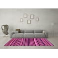 thumbnail image 3 of Ahgly Company Indoor Rectangle Abstract Pink Modern Area Rugs, 7' x 9', 3 of 4