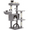 Light Gray, variant on PAWZ Road 42" Cat Tree Condo With Large Perch Scratching Posts for Indoor Cats, Dark Gray