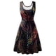 thumbnail image 3 of Vestido de Verano para las Mujeres Impreso Vestido Largo sin Mangas, Vestido sin Mangas para las Mujeres, 3 of 5