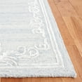 thumbnail image 3 of SAFAVIEH Glamour Euler Abstract Area Rug, Silver/Ivory, 6' x 6' Square, 3 of 8