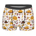thumbnail image 5 of Uemuo Thanksgiving Pattern Men's Boxer Briefs,Trunk Anti-Chafing,Comfortable, Durable, and Stylish Underwear-Small, 5 of 9