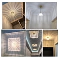 thumbnail image 5 of FSLiving Ceiling Light Fixtures Flush Mount E26 Clear Glass Lampshade Copper Metal Base Decor Chandelier Nordic Lamp for Loft Hallway Foyer Cloakroom Balcony Entryway (Bulb Sold Separately) - 1 Pack, 5 of 7