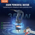 thumbnail image 2 of Licuadora de inmersión VEVOR Commercial de 350 W con velocidad de 40-16000 rpm, 2 of 9