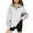 Black, variant on BADHUB Tween Girls' 1/4 Zipper Sweatshirts Casual Collar Long Sleeve Pullover Tops Fall Cute Loose Solid Color Half Zipper Hoodie Sweater Black 11 Years