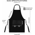 thumbnail image 2 of Utopia Kitchen 2 Pack Bib Apron, Adjustable With 2 Pockets, Water And Oil Resist, 2 of 4