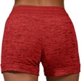 thumbnail image 4 of Jxximdong Shorts for Women Women Soft and Comfy Activewear Lounge Shorts with Pockets and Drawstring Red M Pants, 4 of 9