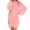 A-Pink, variant on Juebong Sweater Dress for Women Trendy Furry Knit Dresses Long Sleeve Crewneck Oversized Midi Pullover Comfy Plus Size Top