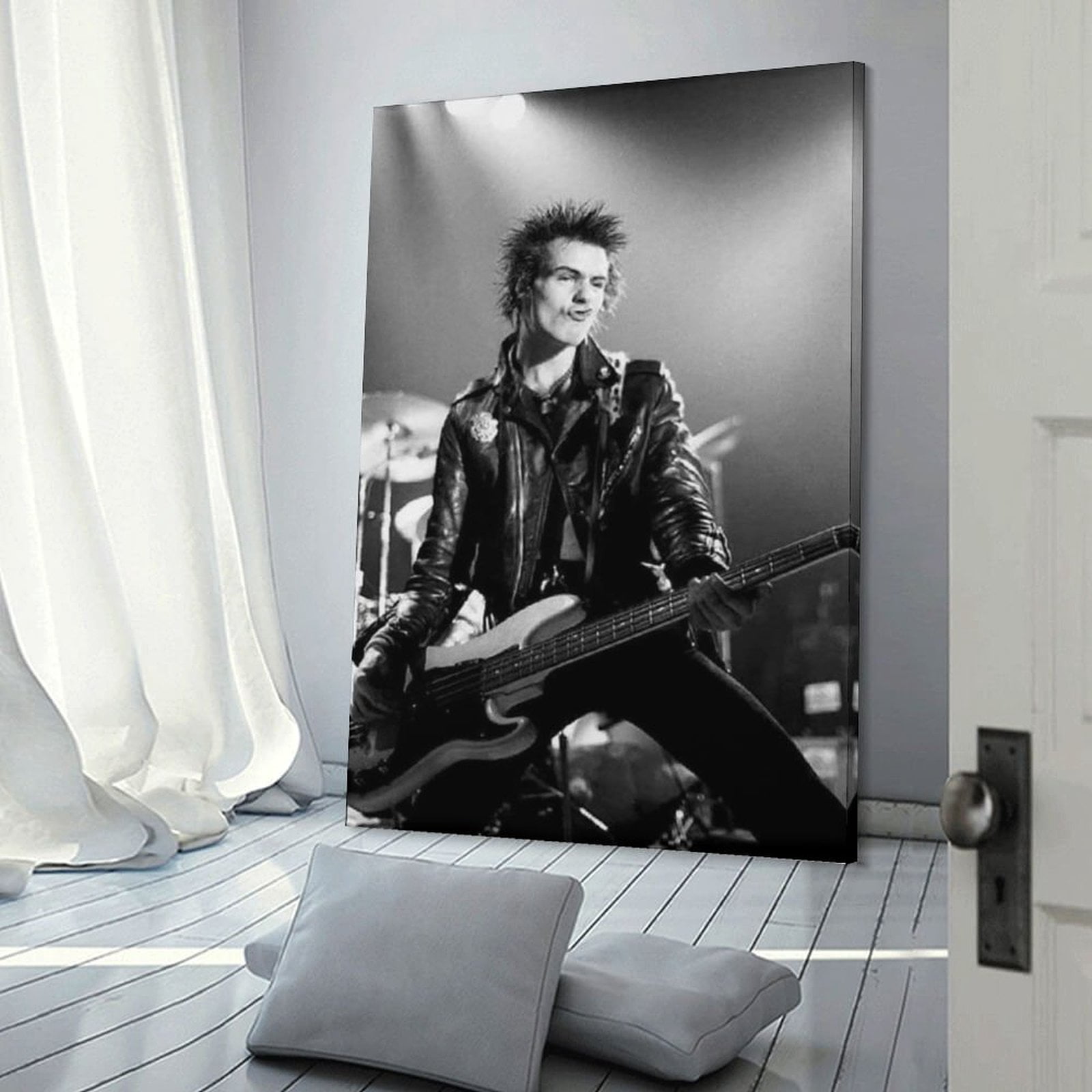90s デッドストック Sid Vicious 大判ポスター Sid Vicious Canvas Poster Canvas Wall Art Poster Decorative