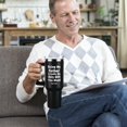 thumbnail image 2 of Gifts for Father From Daughter/Son/Kids,40 oz Tumbler With Handle Lid and Straw, Father''s Day/Birthday/Christmas Gifts For Dad/Father/Step Dad,Best Father Travel Mug Coffee Cup(Flag), 2 of 6