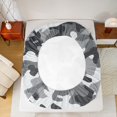 thumbnail image 5 of Manfei Camouflage Bed Sheets,Rustic Outdoor King Sheets,Gray Camo Sheet Set For Kids,Microfiber Bedroom Decor,4-Piece, 5 of 7