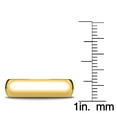 thumbnail image 3 of Genuine Solid 14k Yellow or White Gold 6mm Comfort-fit Polished Wedding Band for Men/Women Sizes 4-12, 3 of 7