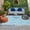 SkyBlue, variant on Blue Spring Floral Outdoor Rug 3x5 Ft, Non Slip Washable Area Rug, Farmhouse Flowers Elegant Pastoral Patio Rugs Carpet Runner, Large Floor Mat for Indoor/Outdoor Deck Porch Camping