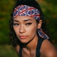 thumbnail image 4 of Suddora UK Flag Tie Headband / Sweatband (Made in USA) - Head Tie for Workout, Ninja Costume, Sports, 4 of 5