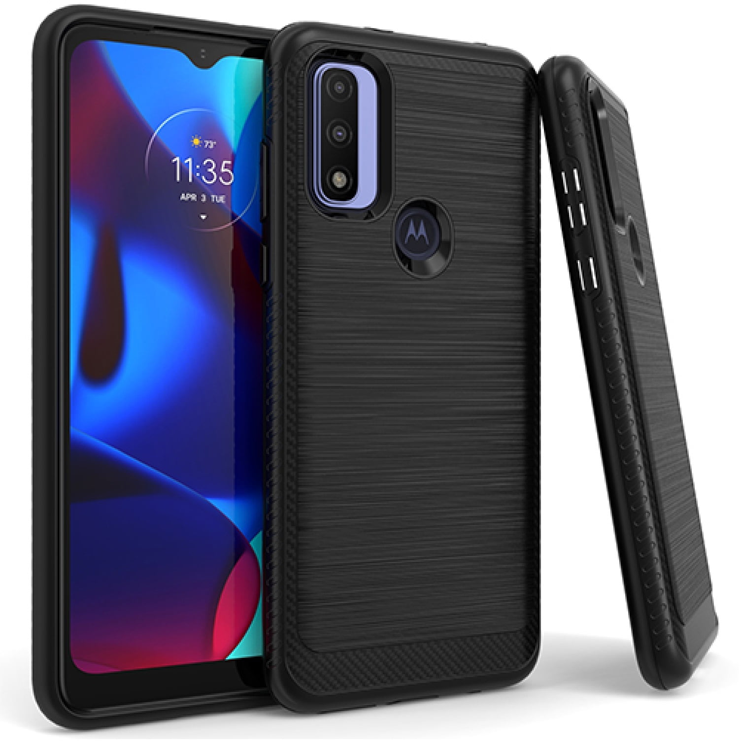 For Motorola Moto G Pure XT2163DL 2021 Lining Hybrid Phone Cover Case