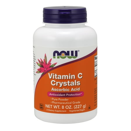 Now Supplements Vitamin C Crystals Ascorbic Acid
