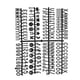 thumbnail image 3 of Tablero de letras de fieltro Uxcell Letras Números Símbolos 3/4 de pulgada Tablero de mensajes negro intercambiable, 3 of 6
