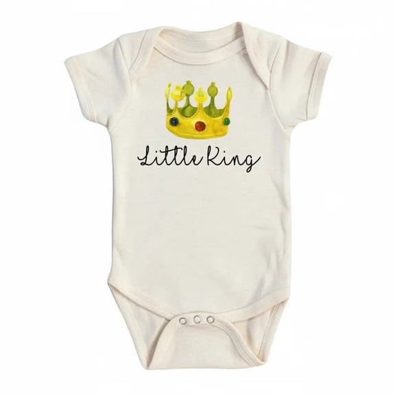 King Newborn Gift Baby Bodysuit