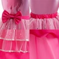 thumbnail image 6 of Pink Costume for Girls, Doll Movie Cosplay Outfit, Pink Birthday Dress for Kids Party Dress Up, 6 of 7
