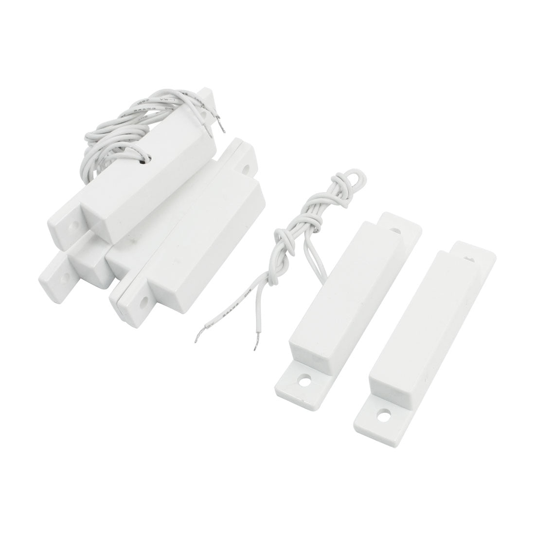 3 Sets NO Recessed Door Window Contact Magnetic Reed Switch Alarm Security