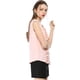 thumbnail image 4 of CAMISAS DE VERANO CON VOLANTES Y MANGAS CORTAS PARA MUJER, CON LAZO EN EL CUELLO, BOTONES, COLOR ROSA, 4 of 7