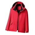 thumbnail image 2 of Royisotas Mens Winter Jackets Waterproof Coats Windproof Big and Tall Pockets Long Sleeve Casual Rain Jackets for Men with Hood, 2 of 5