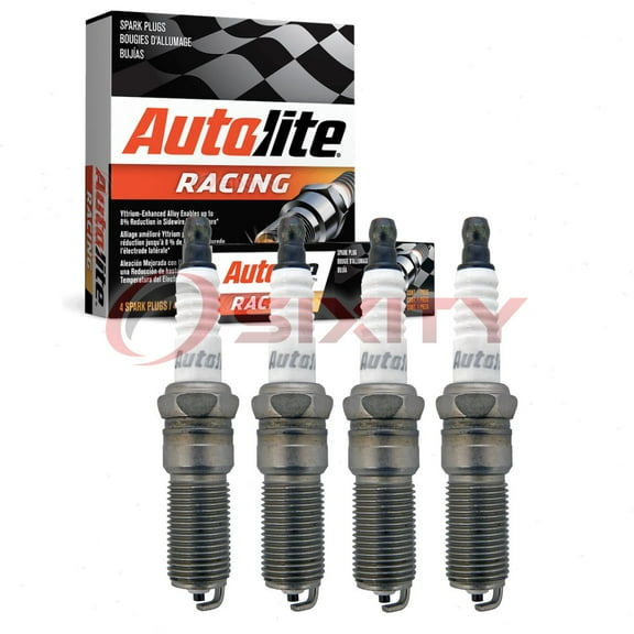 4 pc Autolite AR5262 Racing Spark Plugs for Ignition Wire Secondary