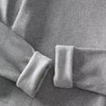thumbnail image 6 of Big & Tall Fleece Lined Base Layers Tops Mens Long Sleeve Thermal Underwear Shirts Cold Weather Gear Snow Wear Gray, 3XL, 6 of 7