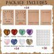 thumbnail image 2 of 24 Pack Valentines Cards With Heart-shape Crystals Stone, Valentines Cards For Kids Classroom, Valentine Exchange Card Gift For Party Favors, 2 of 4