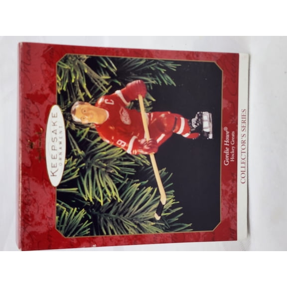 1999 Hallmark Keepsake Ornament - Gordie Howe - Detroit Red Wings Hockey Greats