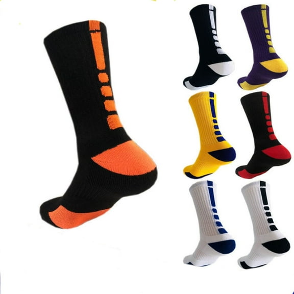 6 Pairs Women’s Hiking Socks, Cushioned Athletic Crew Socks, Moisture-Wicking Running, Trekking & Outdoor Sport Socks (Mixed Color)