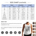 thumbnail image 3 of Men's USA Flag Muscle Tank Top with Distressed Print and Sleeveless Design Featuring Rugged Vintage Style for 4th of July Celebrations Memorial Day Beige L, 3 of 4