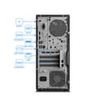 thumbnail image 6 of Lenovo ThinkStation P330 Desktop, Intel Core i5-9500 Upto 4.4GHz, 16GB RAM, 512GB SSD, DVDRW, DisplayPort, Card Reader, Wi-Fi, Bluetooth, Windows 10 Pro, 6 of 7