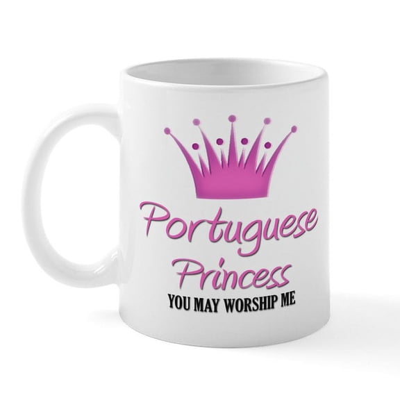 CafePress - Portuguese Princess Mug - 11 oz Ceramic Mug - Novelty Coffee Tea Cup