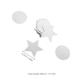 thumbnail image 2 of unbranded Colgante De Guirnalda Circular En Plata Para Bodas Y Graduaciones, 2 of 8