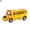 Orange, variant on jileijar Bus Toy Opening Door School Bus Model Birthday Gift for Boys C6Q4