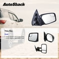 thumbnail image 3 of AutoShack Towing Mirror Power Heated | Replacement for 2003-2006 Ford F-250 Super Duty 2003-2006 Ford F-350 Super Duty | Driver Side | 1-PC, 3 of 5
