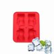 thumbnail image 3 of Bandeja de hielo de silicona con forma de gato DIY, molde divertido for cubitos de hielo de gatito for té con leche y bebidas, color aleatorio, 3 of 4