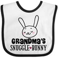 thumbnail image 3 of Inktastic Grandma Snuggle Bunny Easter Boys or Girls Baby Bib, 3 of 4