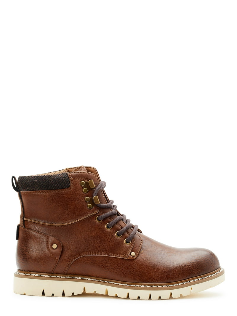 MADDEN NYC MENS LACE UP COMBAT SHOES SZ 9.5 NWT BROWN COLOR Madden NYC men main image 3