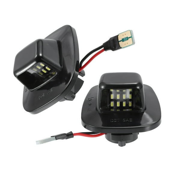 Unique Bargains 2pcs LED License Plate Light Lamp Assembly Fit for Chevy C1500 C2500 C3500 1988-2000 6000K White