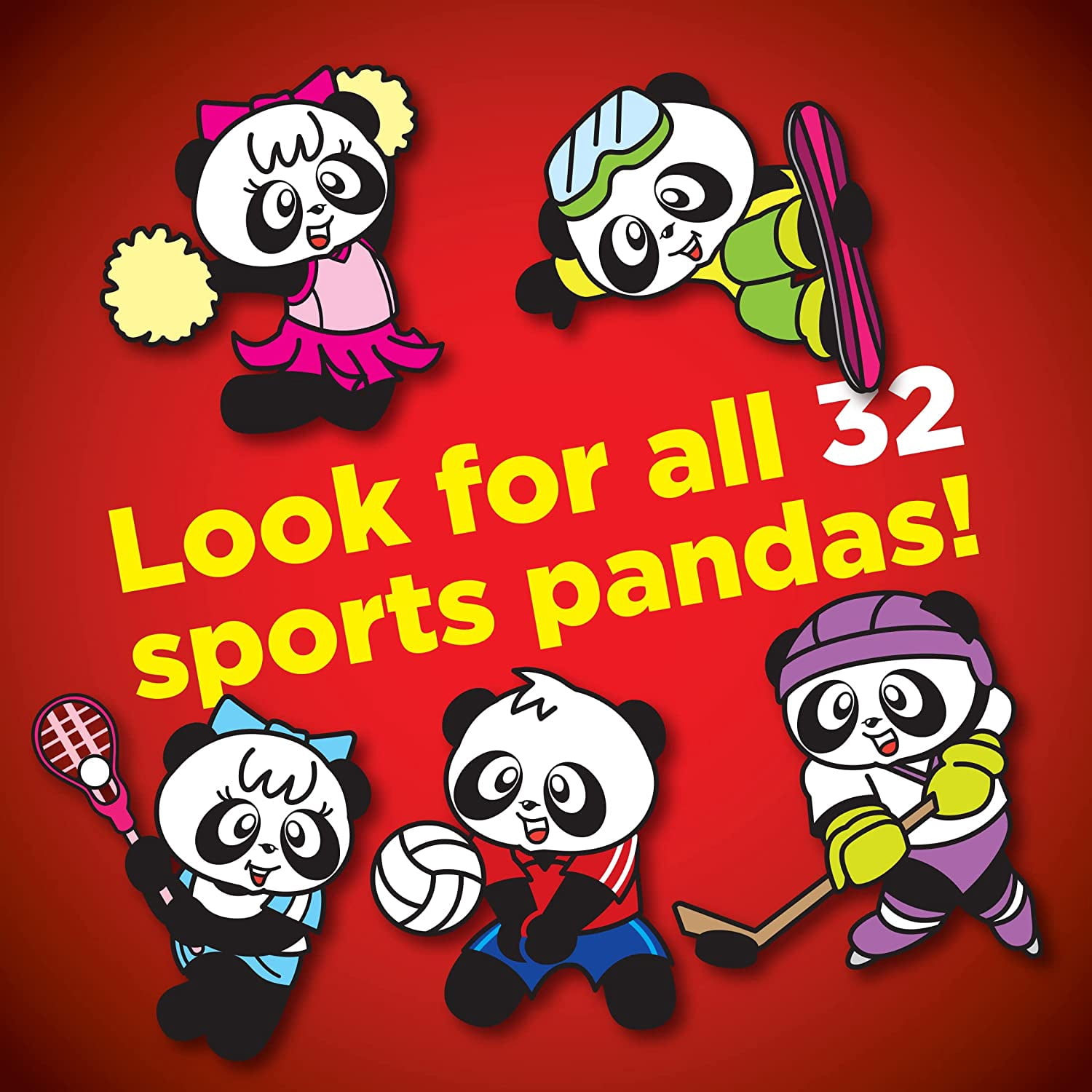 "BcTlyInc Cookies, Chocolate Crﾃｨme Filled - 32 Count, 0.75oz Packages - Bite Sized Cookies with Fun Panda Sports"
