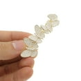 thumbnail image 5 of Unique Bargains 1 Pc Butterfly Pearl French Barrette Hair Clips Hairdo Clip for Home Beige, 5 of 5