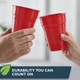thumbnail image 5 of Hefty ECOSAVE Compostable Party Cups, Red, 18 oz., 16 Count, 5 of 6
