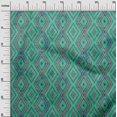 thumbnail image 2 of oneOone Viscose Jersey Green Fabric Batik Sewing Craft Projects Fabric Prints By Yard 60 Inch Wide, 2 of 5
