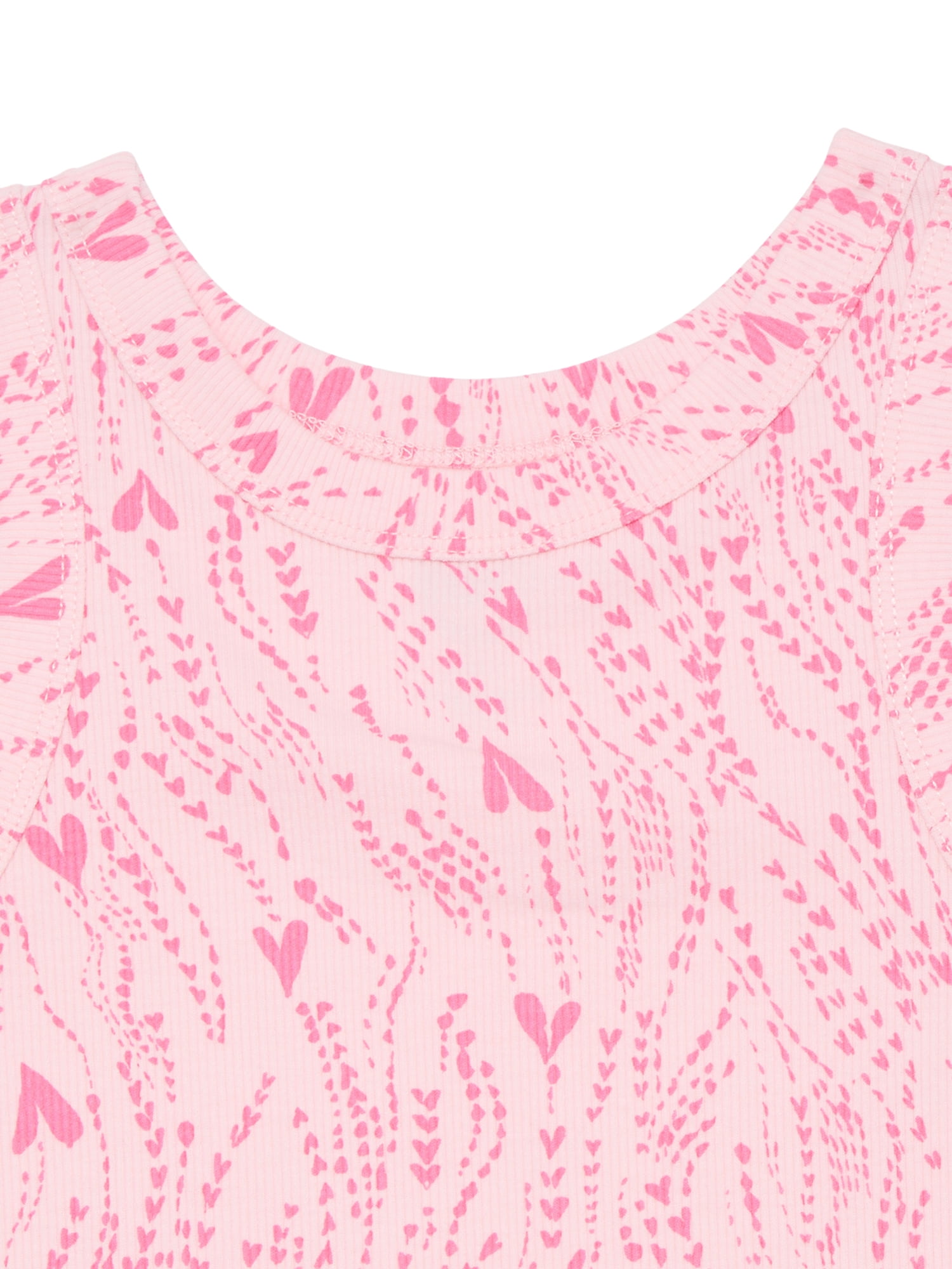 Wonder Nation Girls Kid Tough Ribbed Tank Top, Sizes 4-18 & Plus