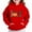Red, variant on LOVZFMLL Hoodies for Girls Halloween Casual Loose Hooded Sweatshirt Solid Color Long Sleeve Pocket Pullover Tops Little Girls Spring Fall Clothes 4-5 Years